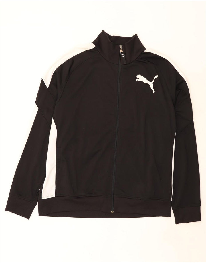 Giacca da tuta da uomo Puma XL Poliestere color block nero