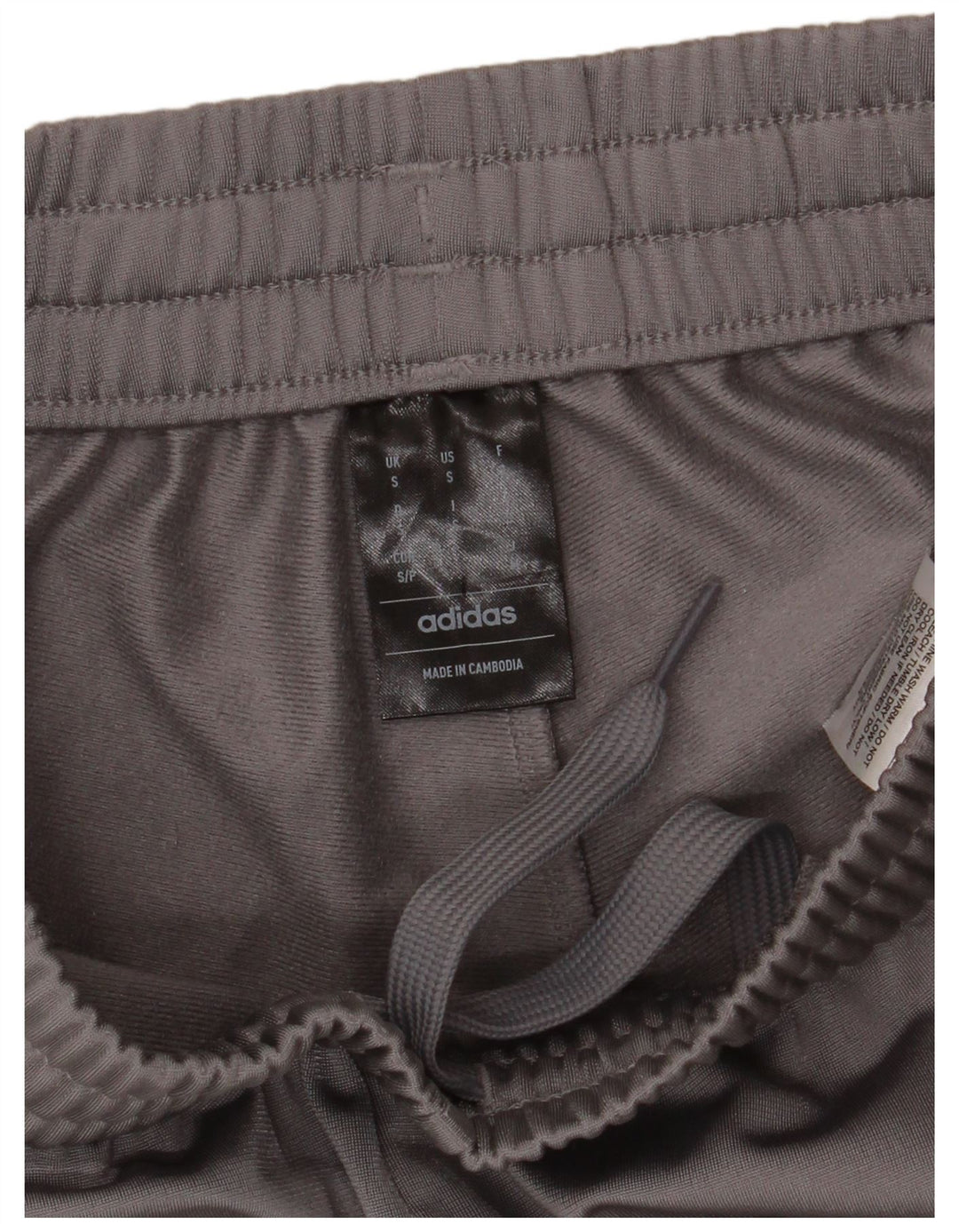 Pantaloni da tuta grafica da uomo Adidas Joggers piccoli in poliestere grigio