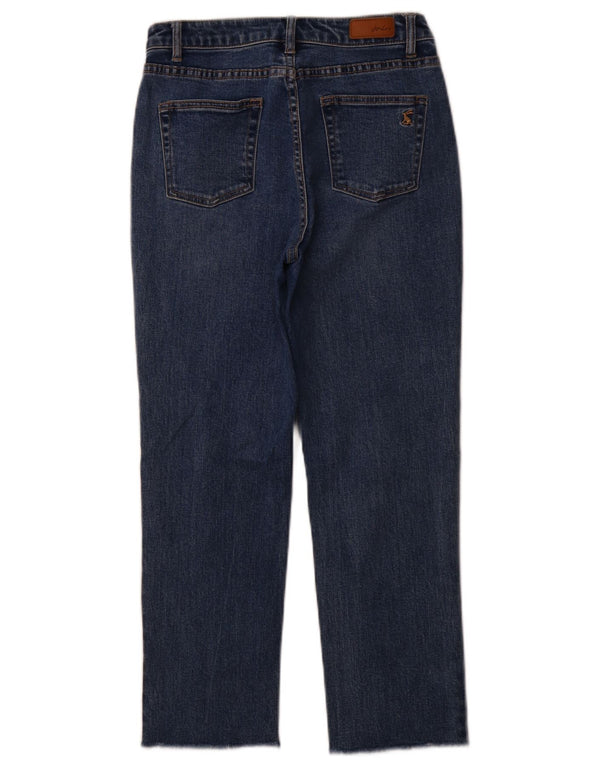 JOULES Jeans corti da donna UK 8 piccoli W26 L23 cotone blu
