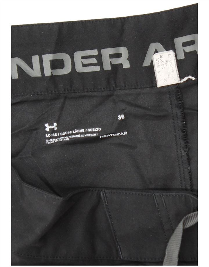 Pantaloncini da bagno larghi da uomo UNDER ARMOUR Heat Gear, vestibilità ampia, neri