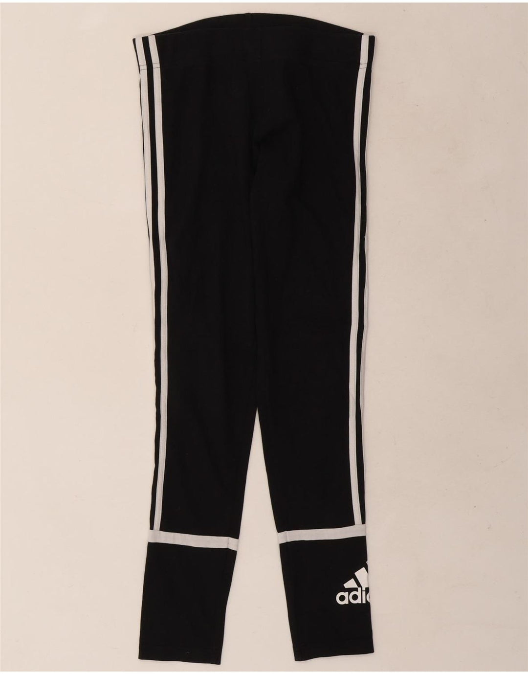 Leggings grafici Adidas da donna UK 12/14 medio nero