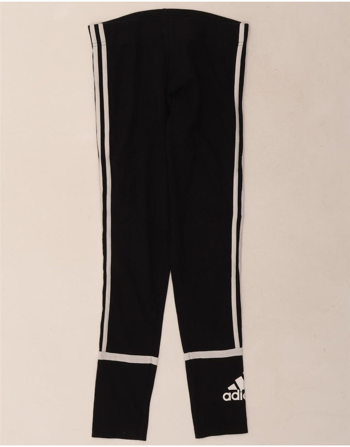 Leggings grafici Adidas da donna UK 12/14 medio nero