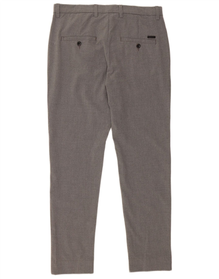 Pantaloni chino slim fit Marco da uomo Jack & Jones W32 L30 poliestere grigio