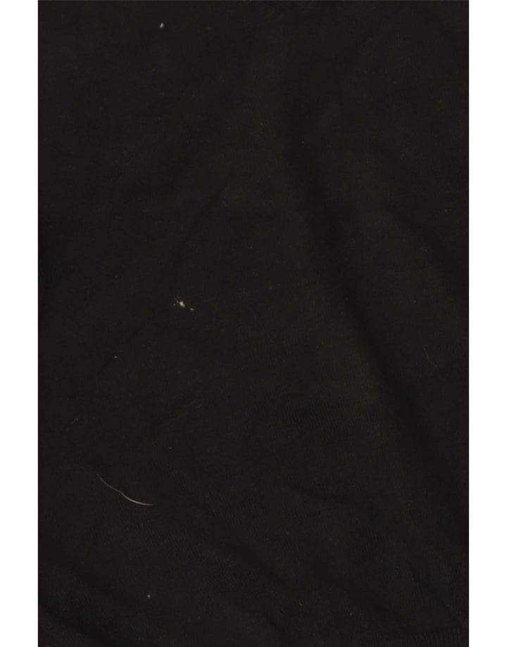 Maglione con scollo a V da donna Marks & Spencer UK 14 Viscosa nera media