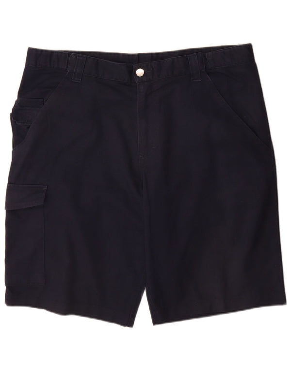 Pantaloncini cargo da uomo Russell Athletic EU 54 2XL W38 poliestere blu navy
