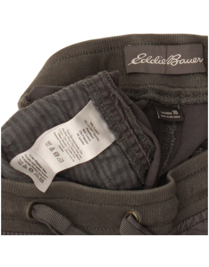 Pantaloncini da donna Eddie Bauer US 10 Large W32 Cotone grigio