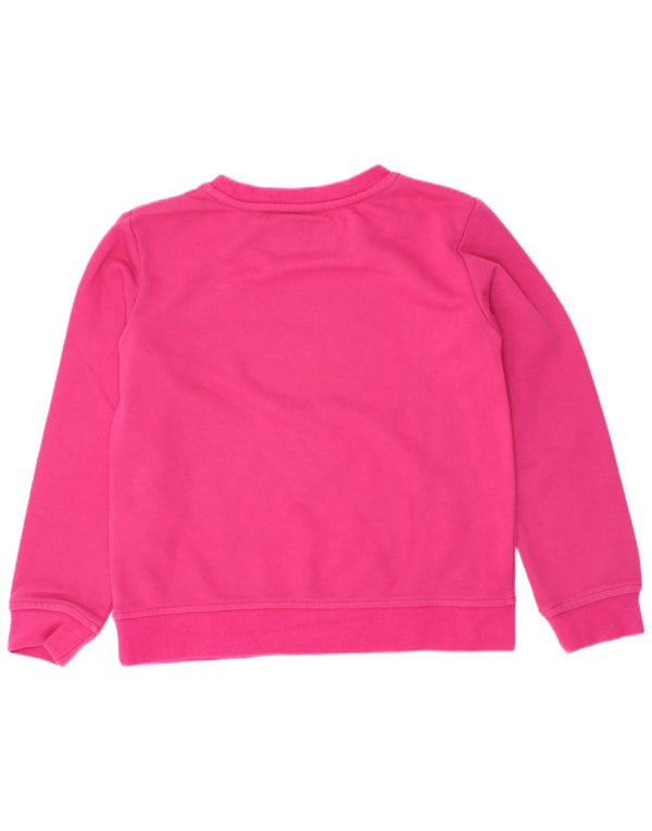 Felpa Kappa Bambina Maglione 4-5 Anni Cotone Rosa