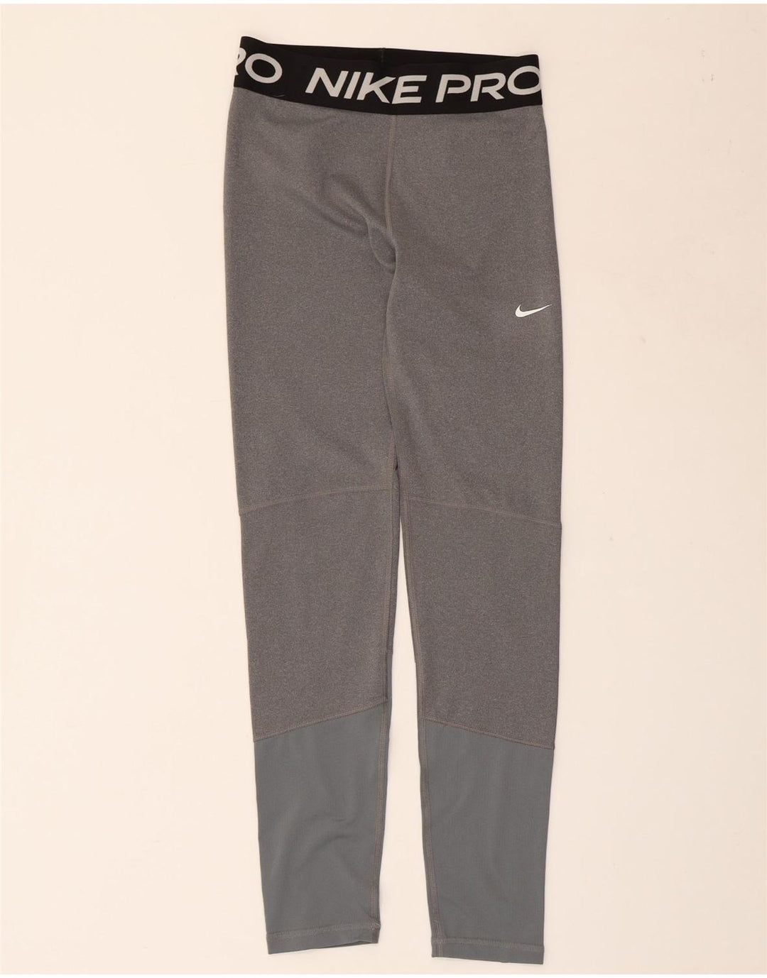 Leggings grafici NIKE per ragazze Dri Fit 13-14 anni XL grigio color block