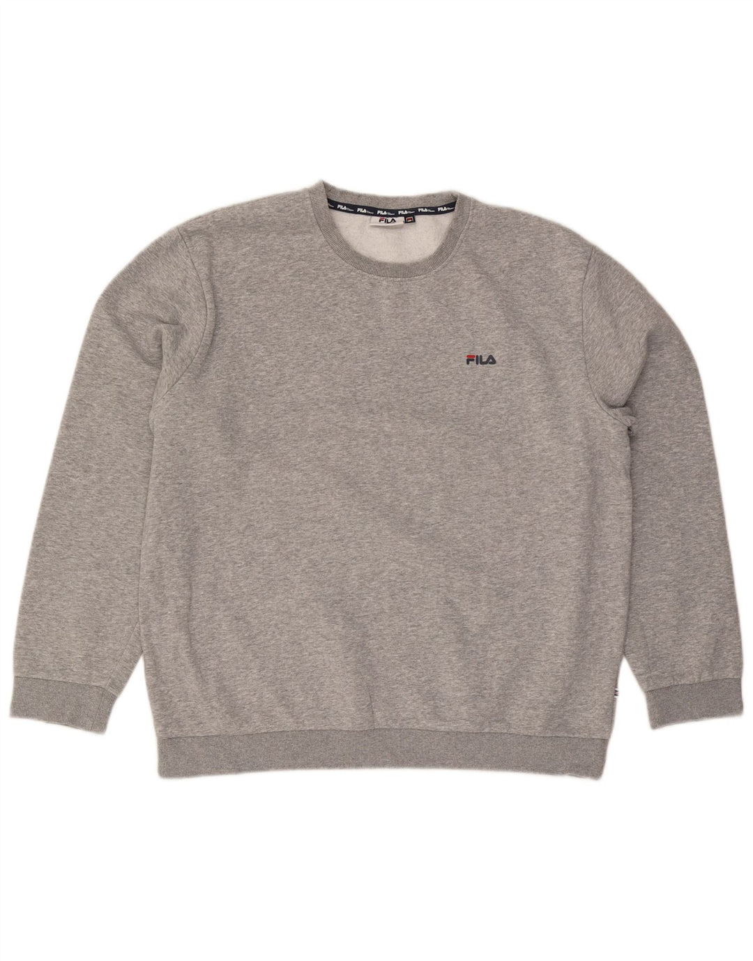 Felpa da uomo Fila Maglione 2XL Cotone chiazzato grigio