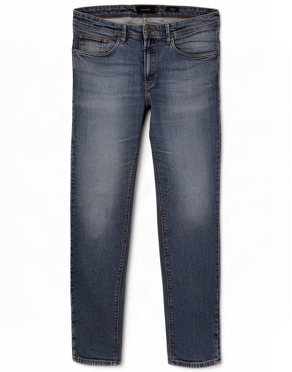 Jeans slim da uomo Massimo Dutti EU 42 Large W32 L31 Blu