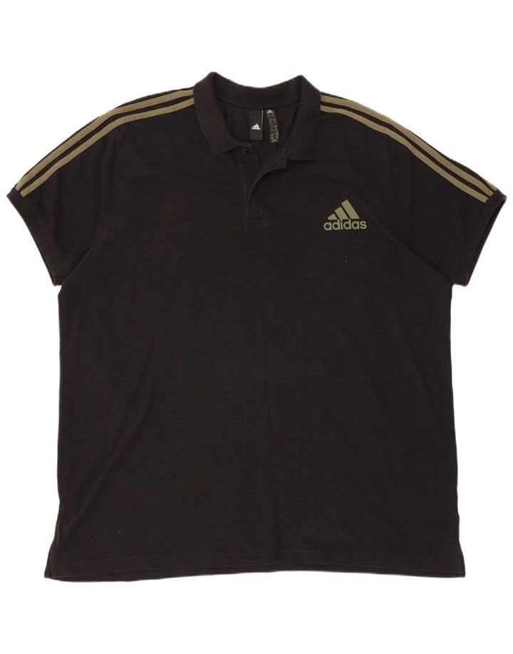 Polo Adidas Uomo 3XL Nera