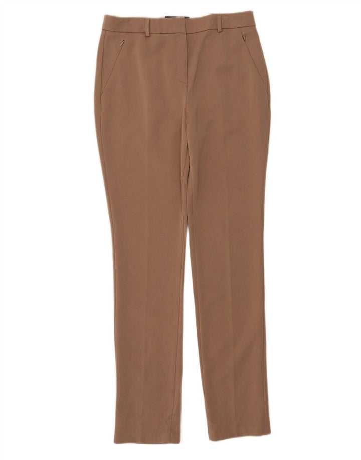 Pantaloni chino slim da donna Marks & Spencer UK 12 medi W32 L33 Marrone