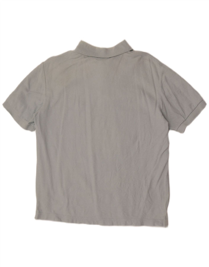 Polo da uomo Fila Large in cotone grigio