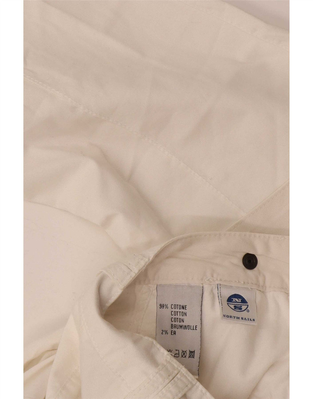 Pantaloni cropped da donna North Sails W34 L23 in cotone bianco