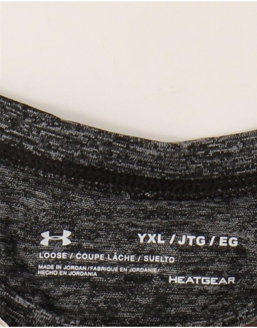 Maglietta grafica per ragazze UNDER ARMOUR Heat Gear 13-14 anni XL Grigia
