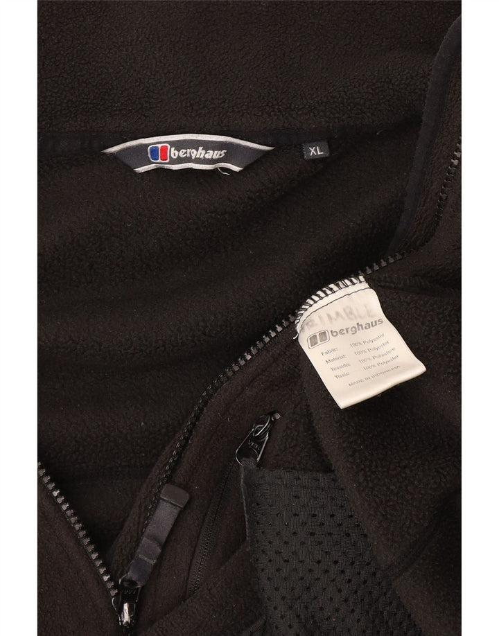 Giacca in pile oversize da donna Berghaus UK 18 XL poliestere nero