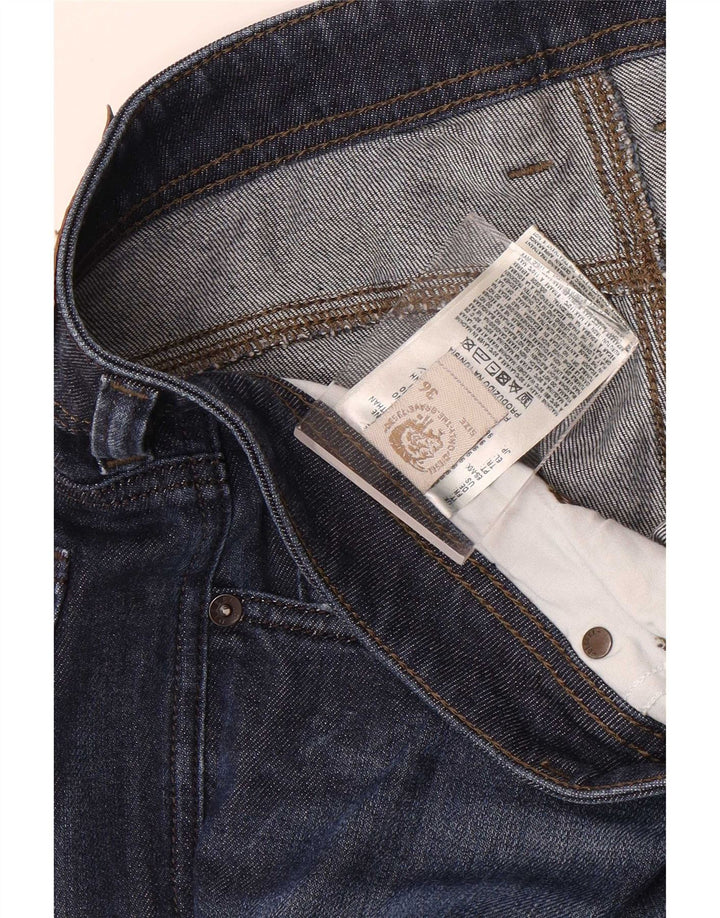 Jeans dritti da uomo Diesel W36 L32 in cotone blu