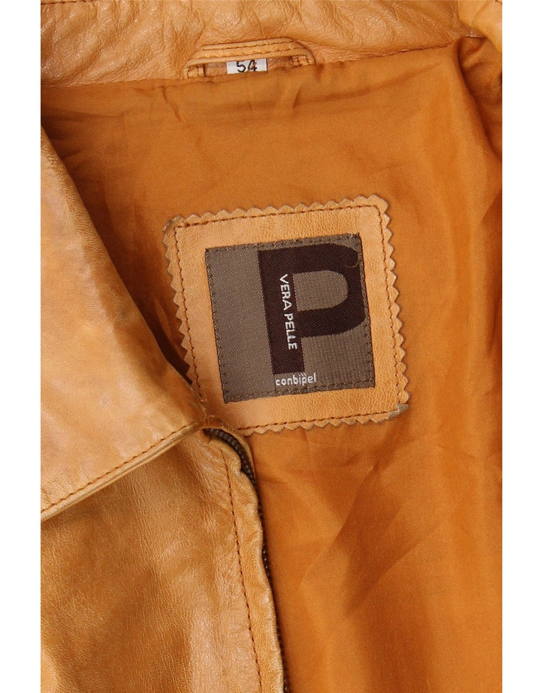 Giacca Pelle Uomo Conbipel IT 54 XL Pelle Beige