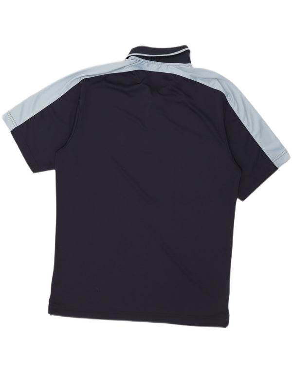 Polo da uomo Fila Large color block blu navy
