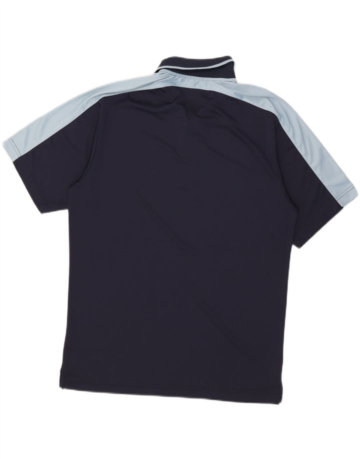Polo da uomo Fila Large color block blu navy