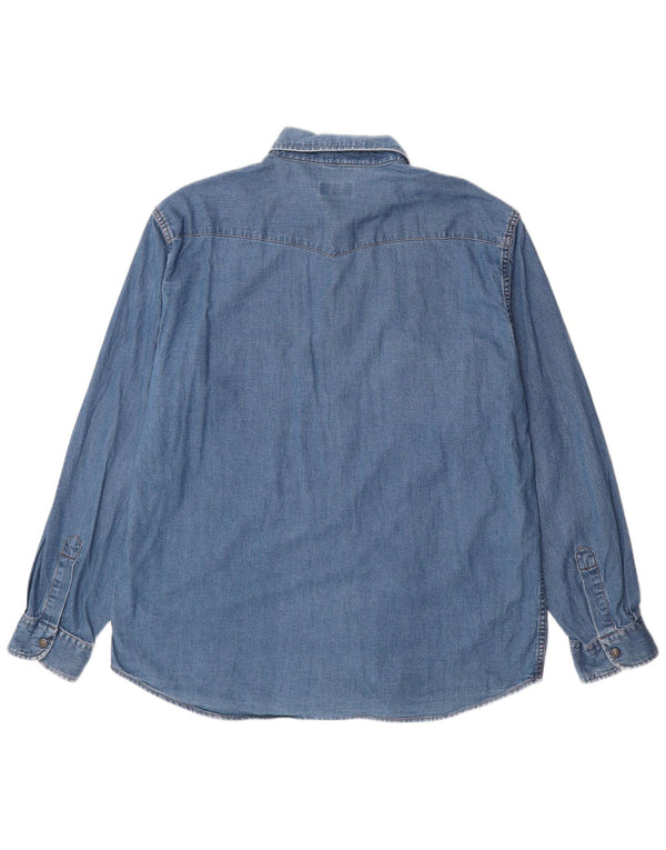 CARRERA Camicia Jeans Uomo XL Blu Cotone