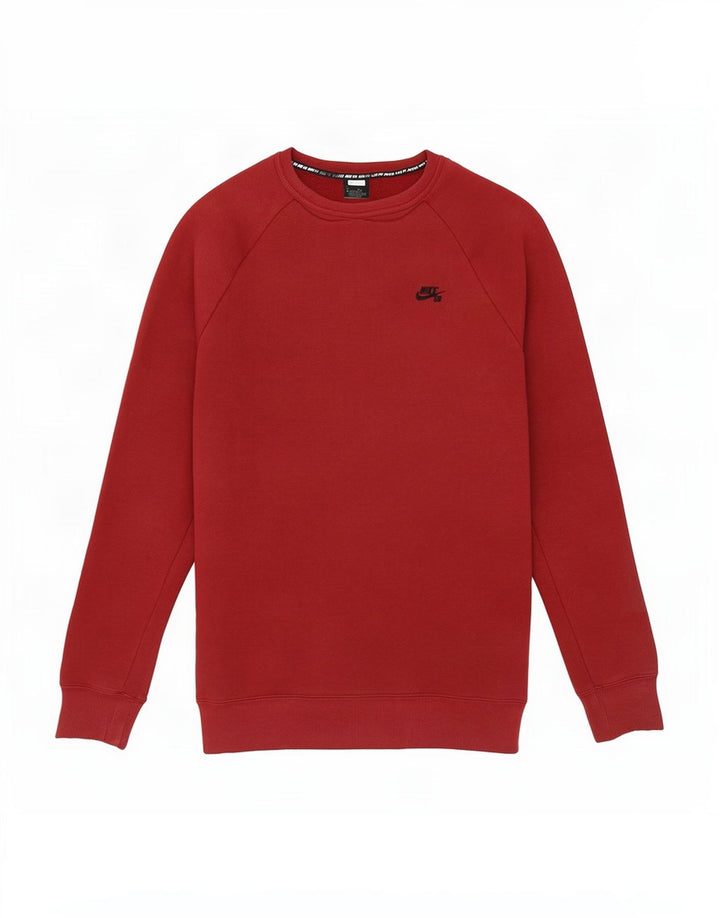 Felpa da uomo Nike Maglione grande in cotone bordeaux