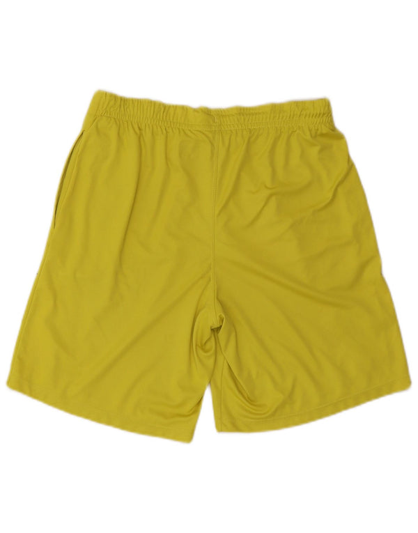 Pantaloncini sportivi grafici da uomo Kappa grandi gialli in poliestere