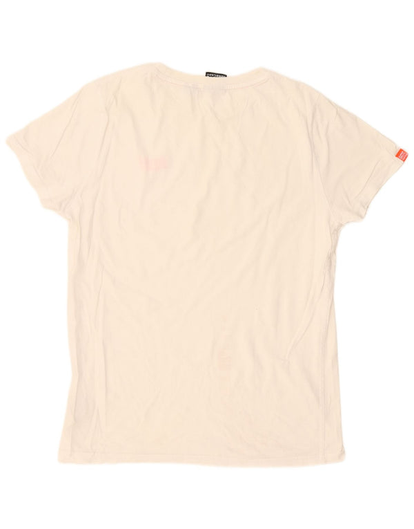 T-shirt da uomo Superdry Top XL in cotone bianco