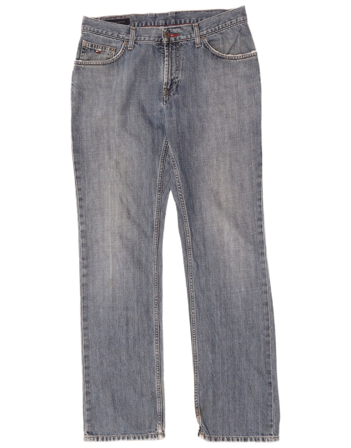 Jeans dritti da uomo Tommy Hilfiger W34 L34 cotone blu