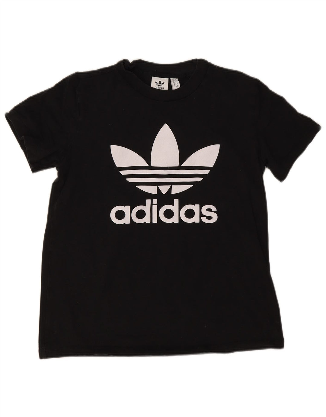 T-shirt grafica da donna Adidas Top UK 12 media nera