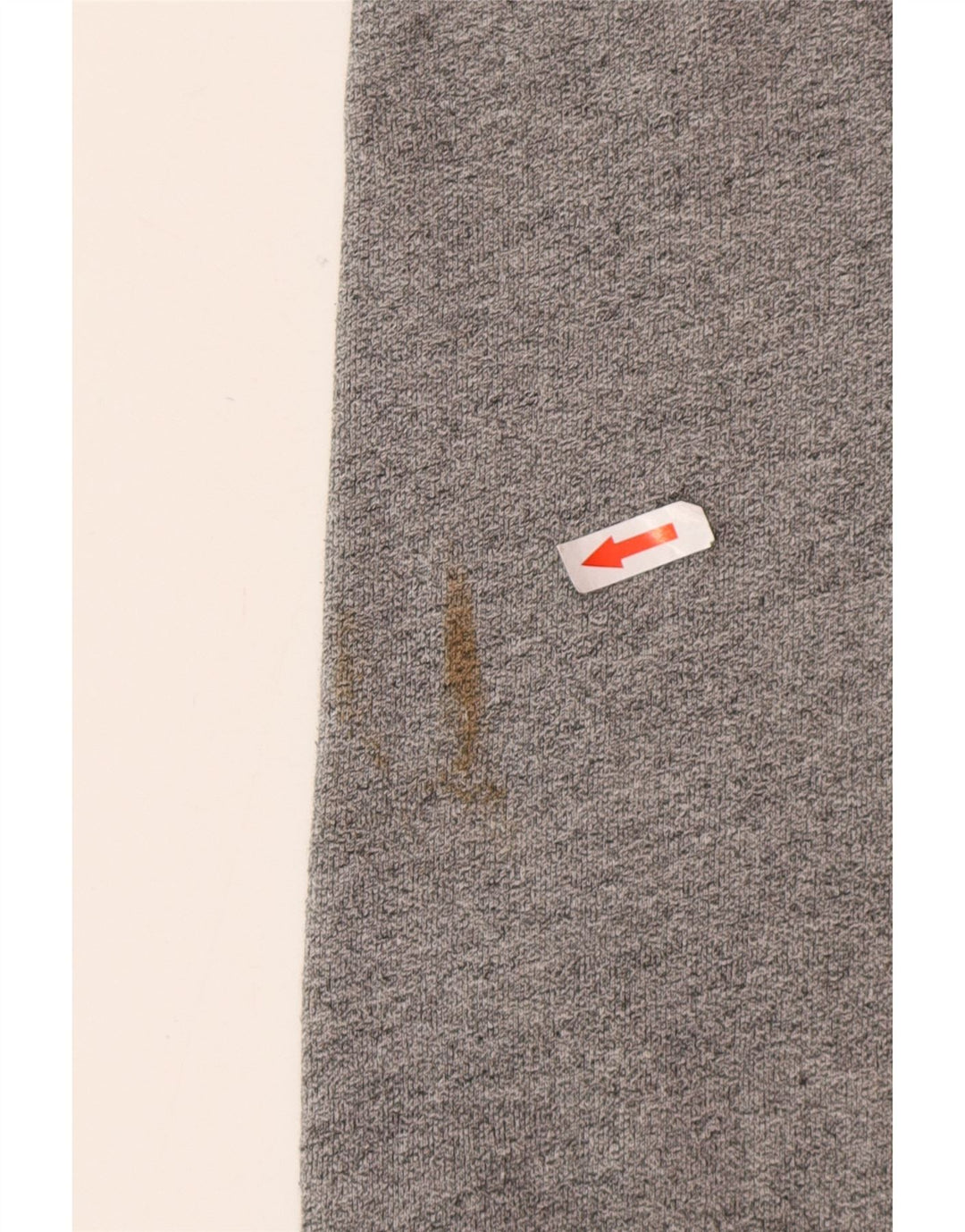 Maglione con cappuccio grafico da uomo Superdry in cotone grigio medio