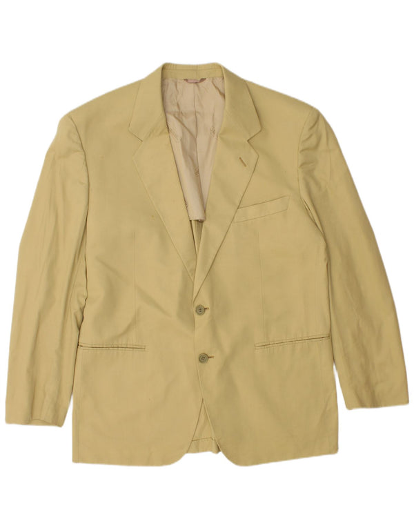 Giacca blazer da uomo a 2 bottoni Cacharel IT 52 XL in cotone beige