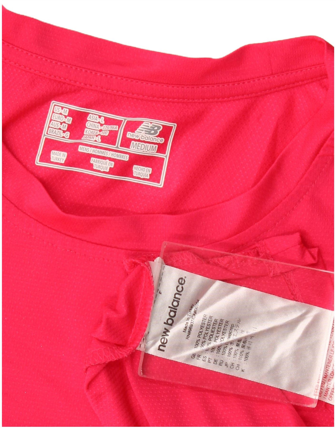 T-shirt grafica da donna New Balance Top UK 14 poliestere rosa medio