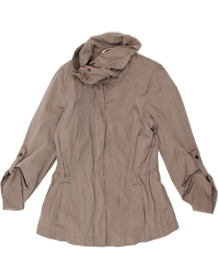 ESPRIT Womens Rain Jacket UK 10 Small Grey Polyester Vintage Esprit and Second-Hand Esprit from Messina Hembry 