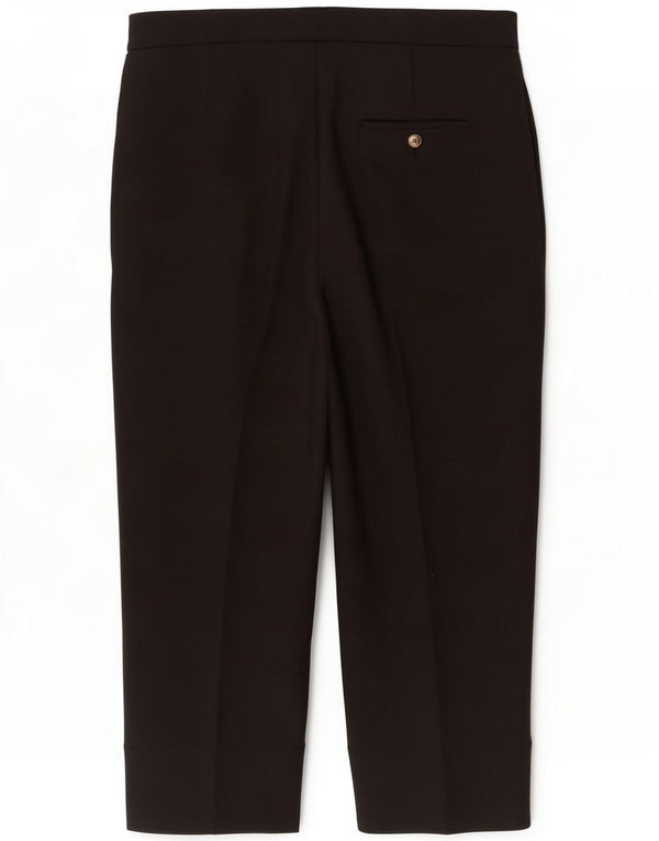 Marks & Spencer Pantaloni corti vestibilità ampia da donna UK 16 Large W38 L23 Nero