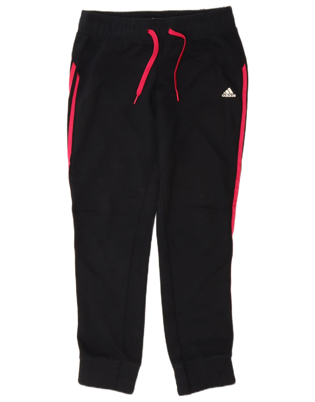 Pantaloni da tuta da donna ADIDAS Joggers UK 12/14 Cotone nero medio