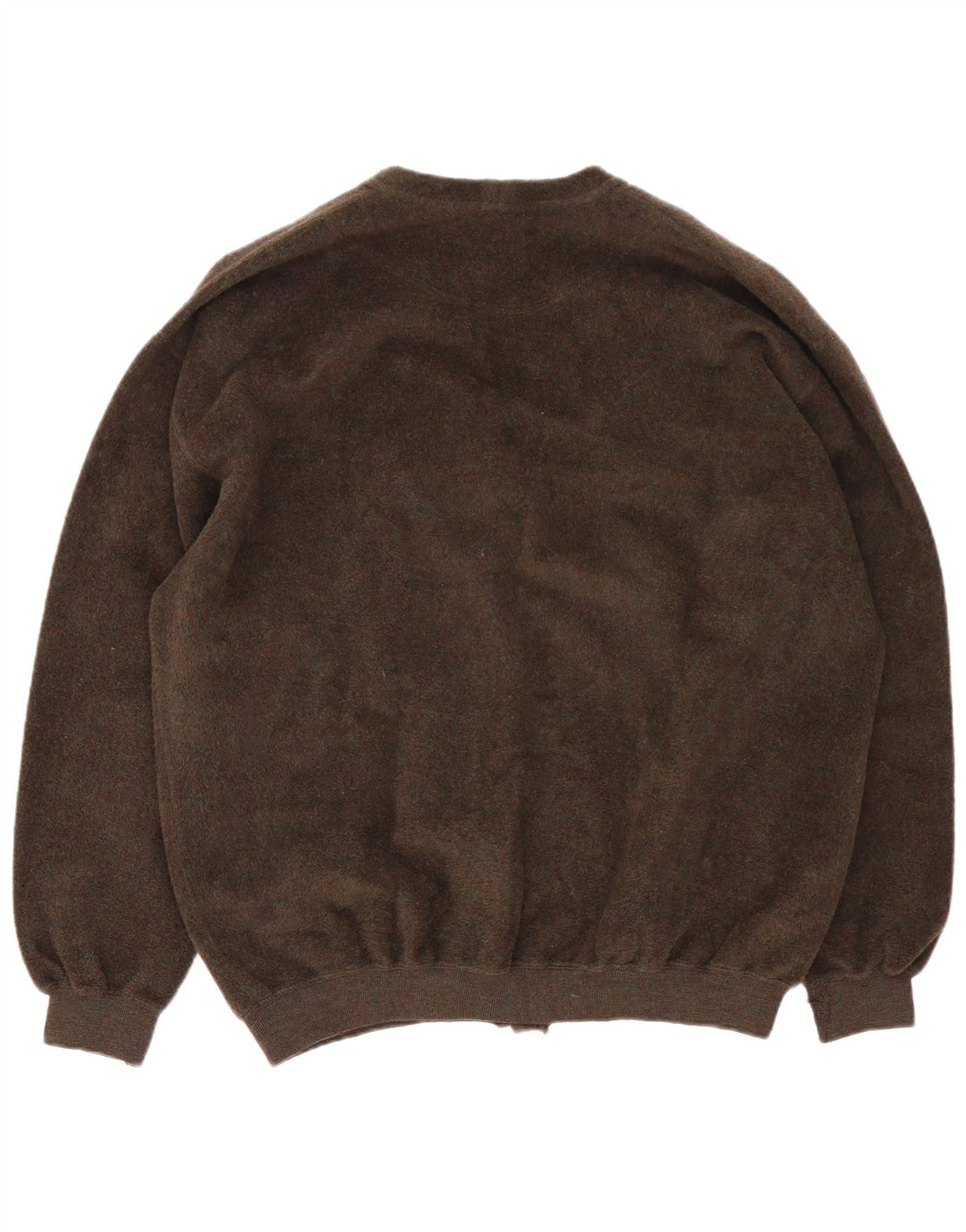 Maglione cardigan da uomo Webb&Scott XL marrone lana vergine