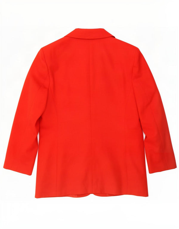 Luisa Spagnoli Giacca Blazer da Donna con Maniche a 2 Bottoni e 3/4 IT 44 Rosso Medio