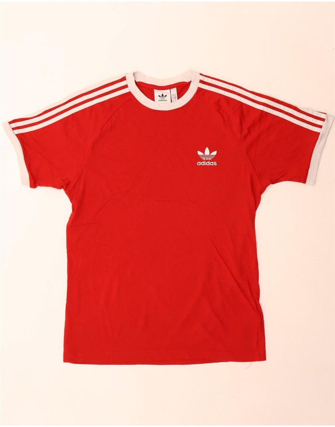 T-shirt da uomo Adidas Top rossa media in cotone
