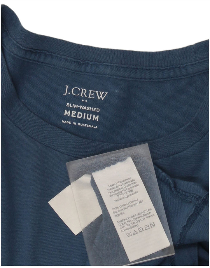 J. CREW T-shirt slim fit da uomo in cotone blu medio