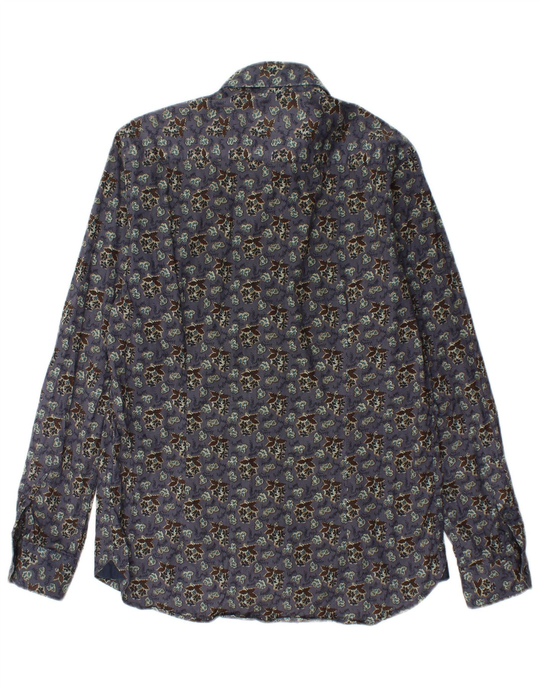 CARRERA Camicia Uomo Cotone Floreale Viola Medio