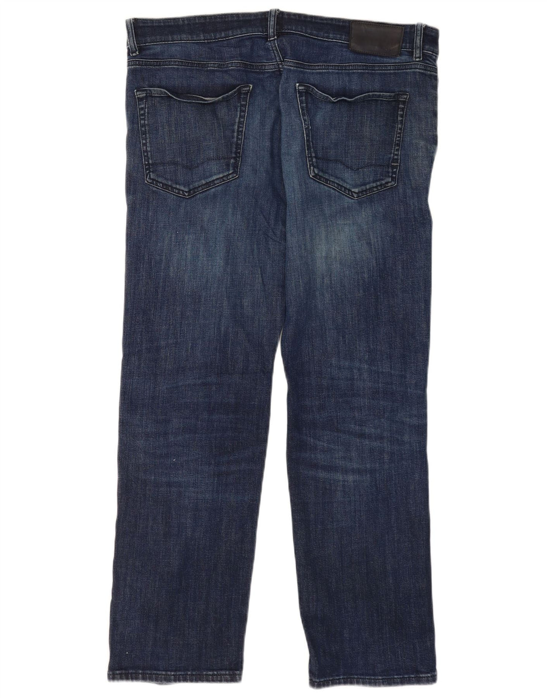 Jeans dritti regolari da donna Hugo Boss W36 L32 cotone blu