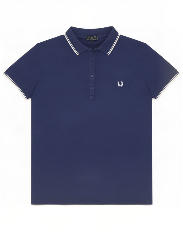 Polo da donna Fred Perry UK 20 2XL cotone blu navy