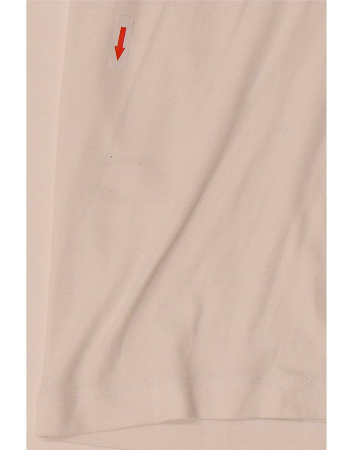 Polo Lacoste da uomo vestibilità regolare taglia 3 piccola in cotone bianco