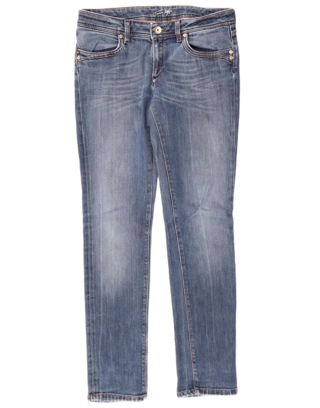TOMMY HILFIGER Jeans slim da donna W30 L32 cotone blu