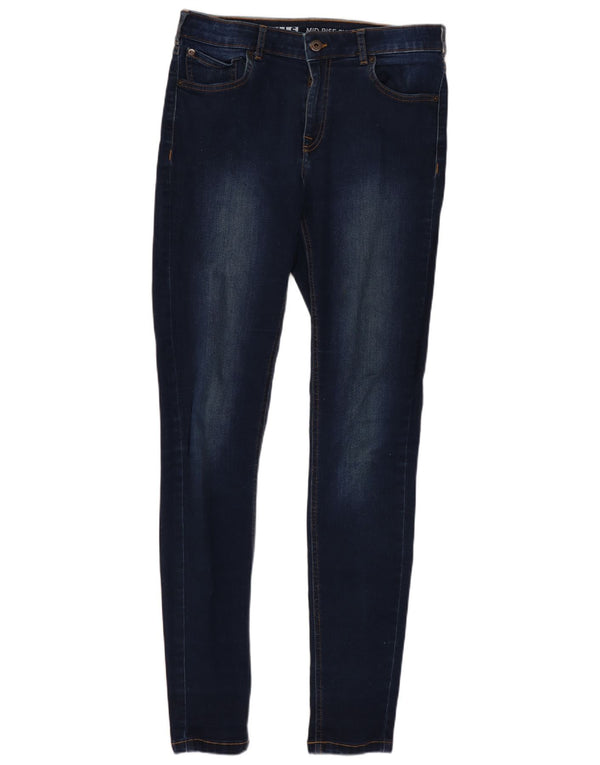 Jeans skinny da donna a vita media Jack Wills W29 L29 cotone blu navy
