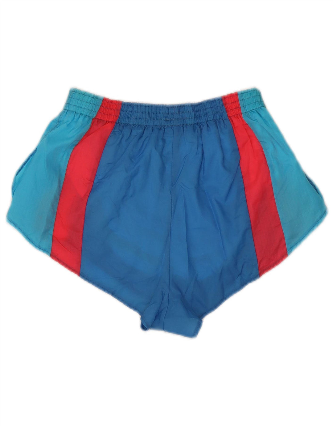 Pantaloncini sportivi da donna NIKE UK 12 nylon color block blu medio