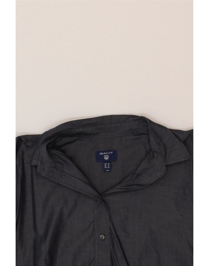 GANT Womens Formal Shirt UK 12 Medium Grey Vintage Gant and Second-Hand Gant from Messina Hembry 
