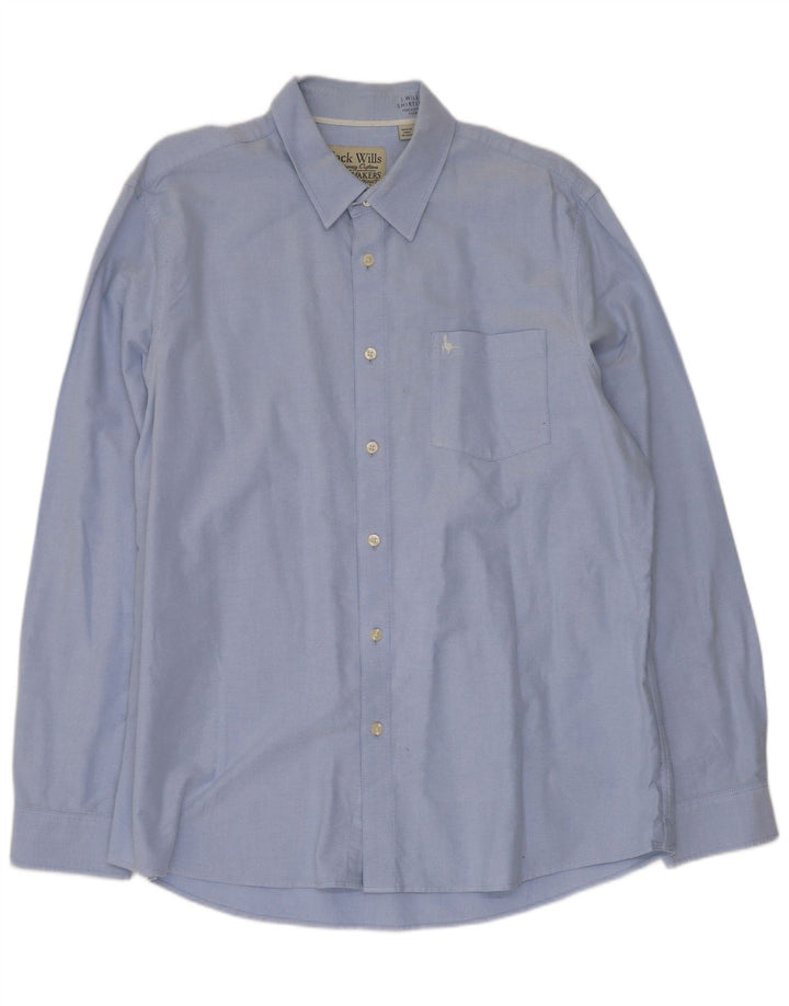 Camicia da uomo Jack Wills XL in cotone blu