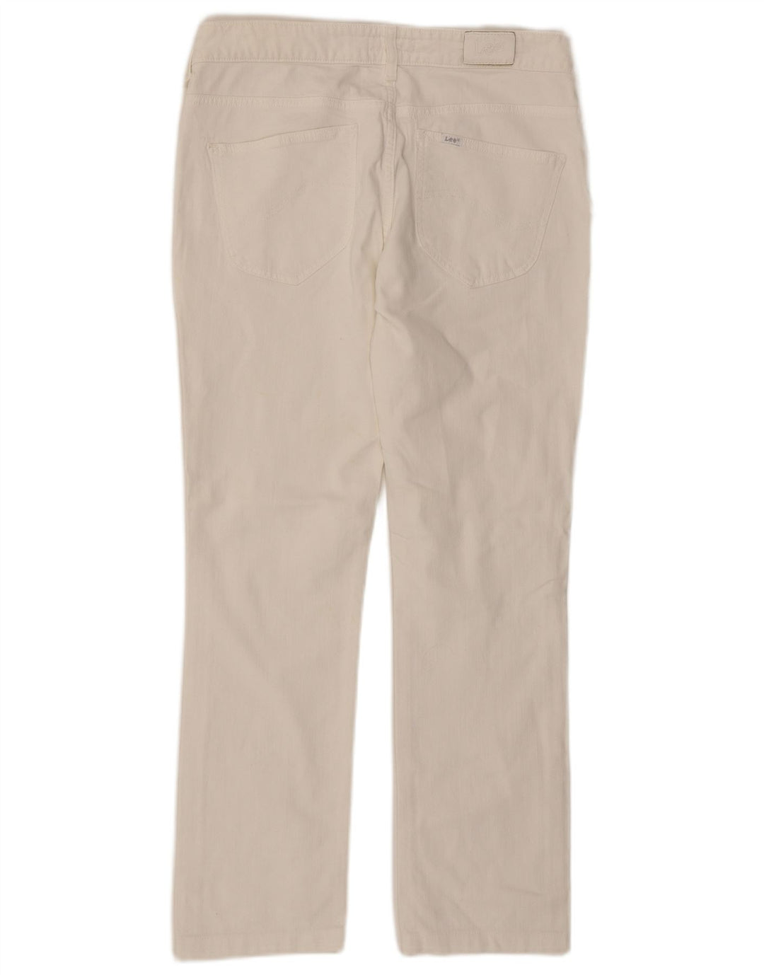 Jeans dritti Norma da donna Lee W31 L29 cotone bianco
